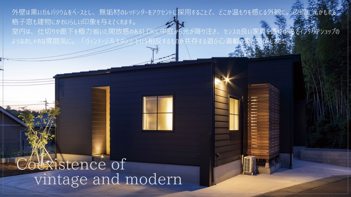 Coexistence of vintage and modern